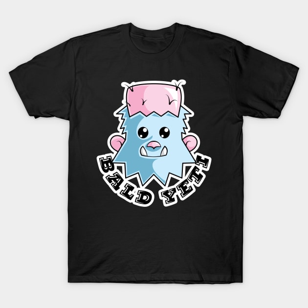 Bald Yeti T-Shirt by Kev Brett Designs